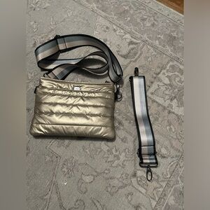 Think Royln quilted 2.0 bum bag with crossbody strap EUC!